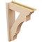 Ekena Millwork 5 1/2-in W x 18-in D x 26-in H Balboa Trad Rough Cedar Woodgrain TimberThane Outlooker, Primed Tan OUTUR055X18X26BOA04RCPR - alternate 6